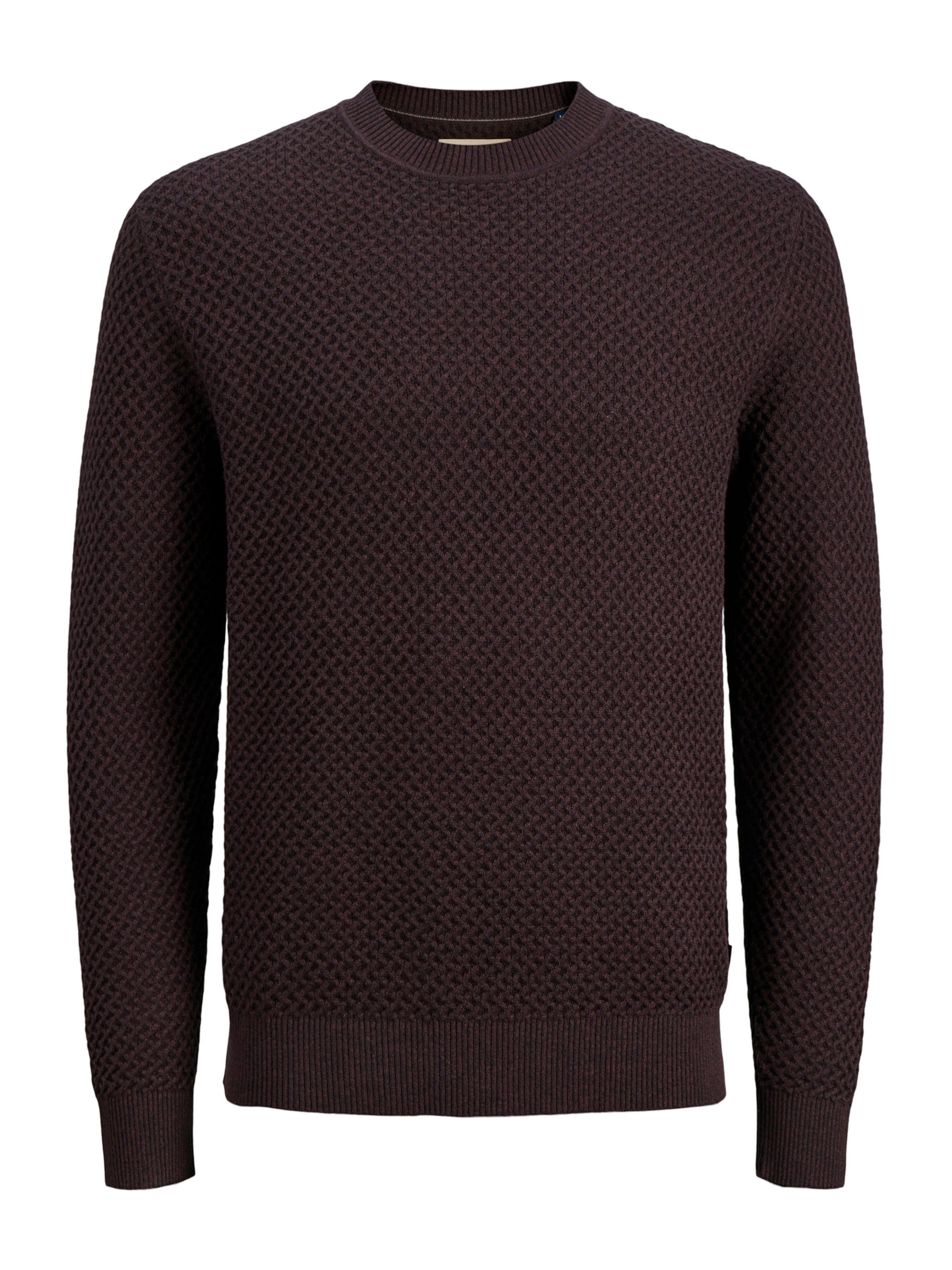 Pullover 'JPRBLUBARKLEY' di Jack & Jones Plus in marrone: frontale