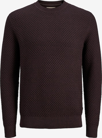 Jack & Jones Plus Свитер 'JPRBLUBARKLEY' в Коричневый: спереди