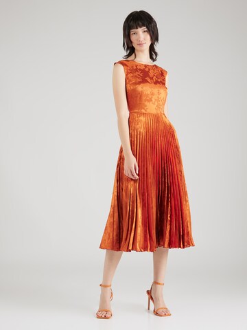 Closet London Koktejlové šaty – oranžová: přední strana