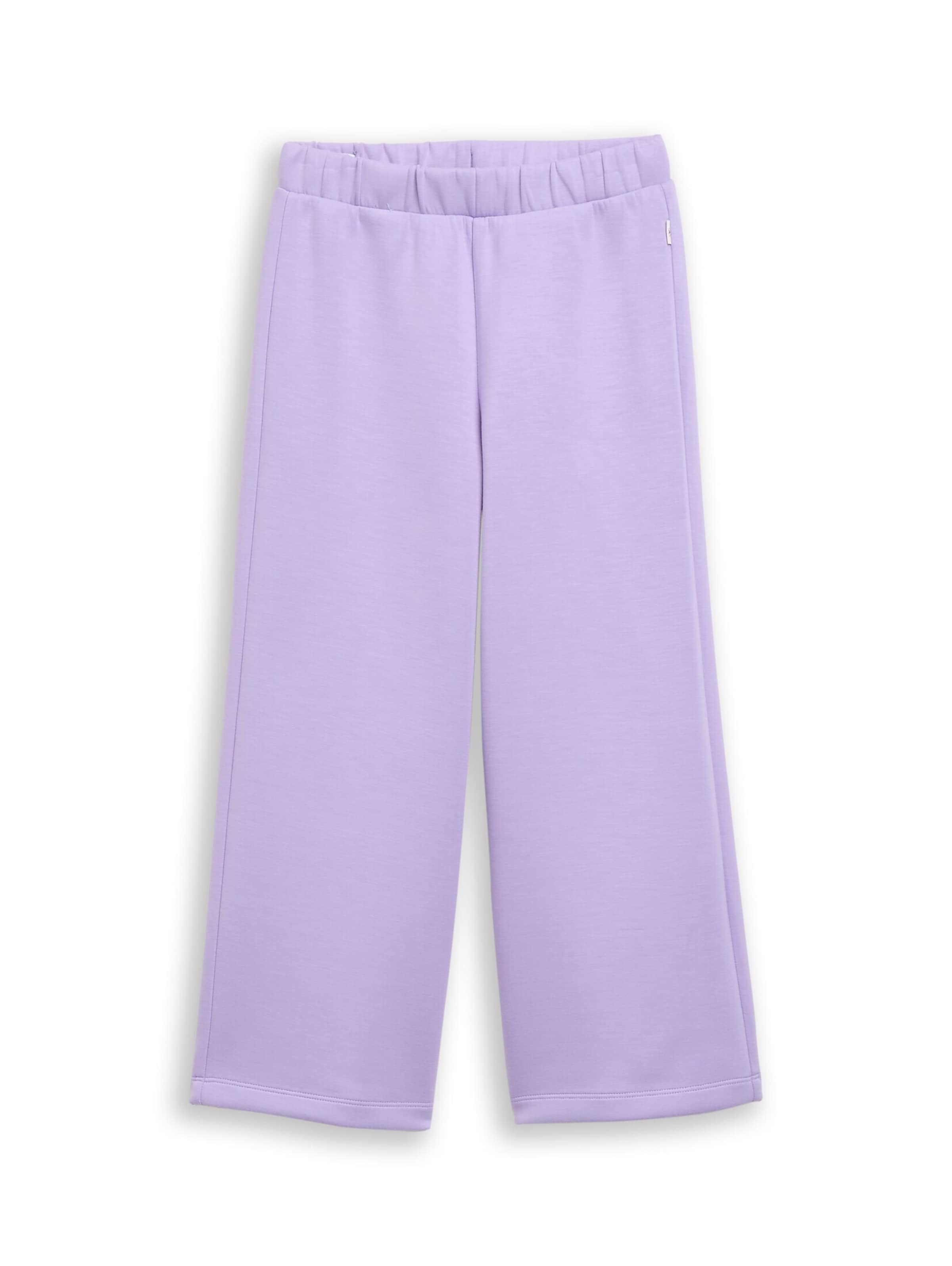 TOM TAILOR Wide leg Pants in Purple: front
