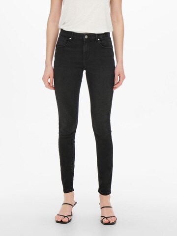 ONLY Skinny Jeans 'Daisy' in Zwart: voorkant