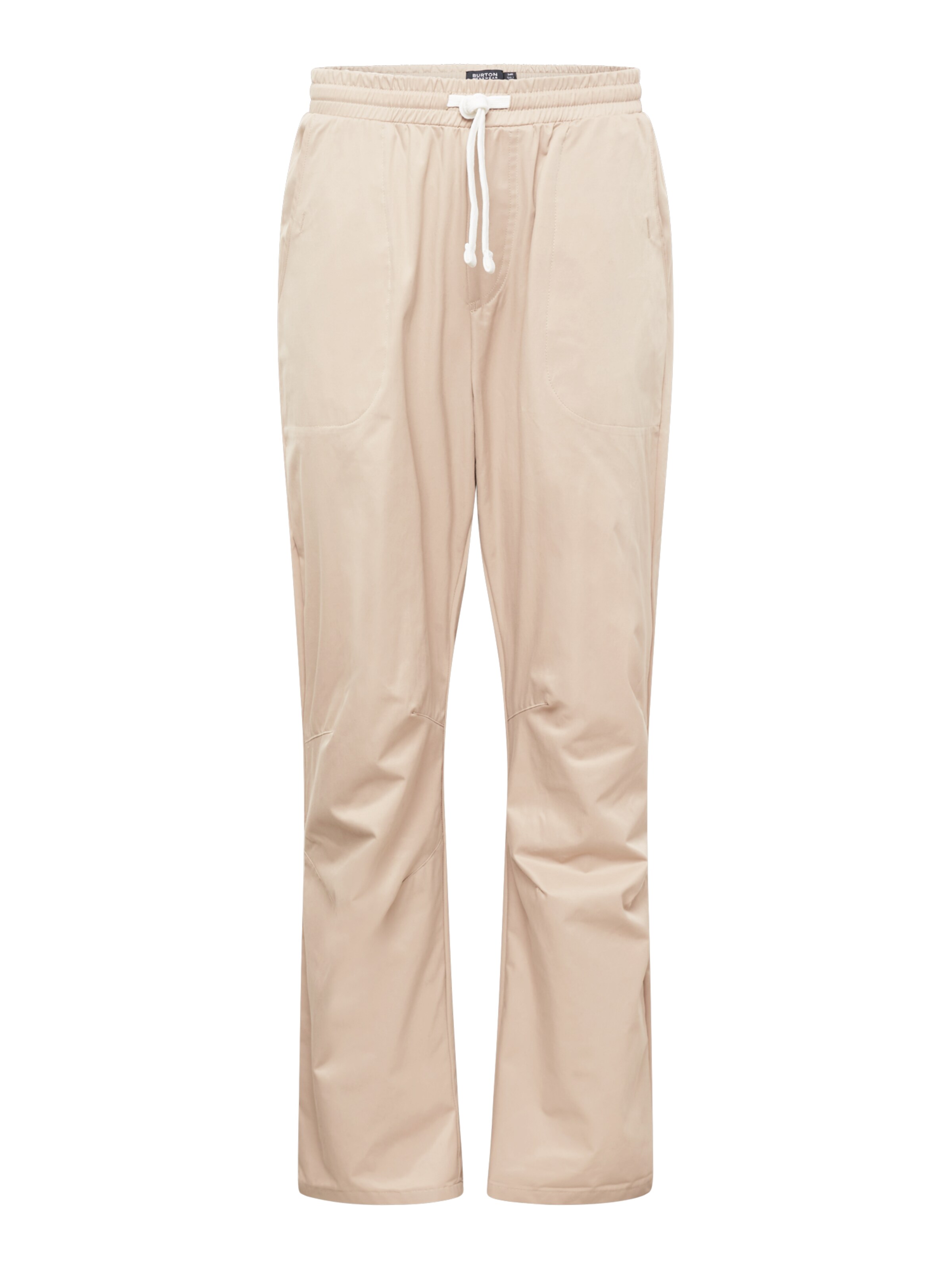 BURTON MENSWEAR LONDON Loose fit Trousers in Beige: front