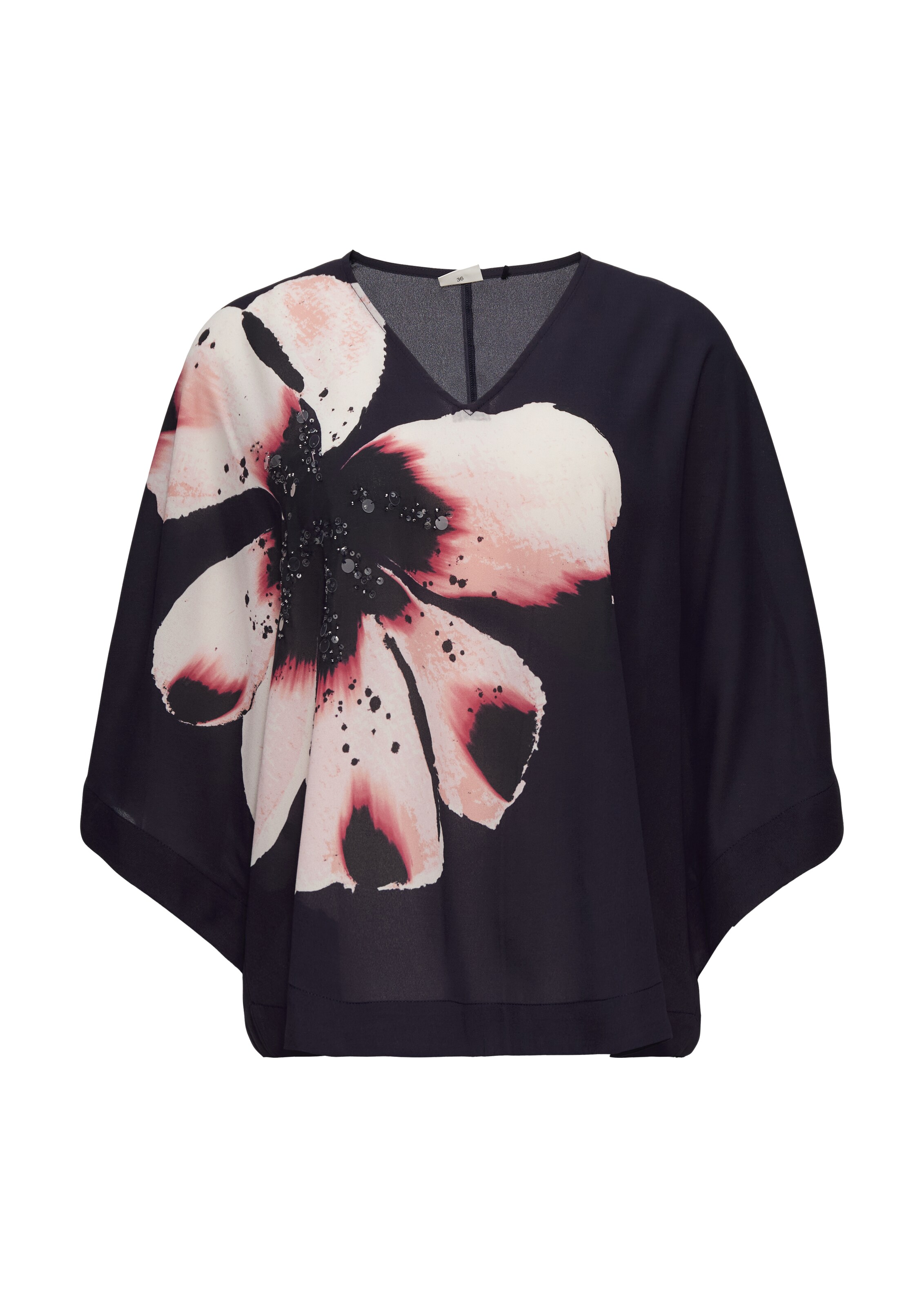 s.Oliver BLACK LABEL Bluse in Blau: Vorderseite