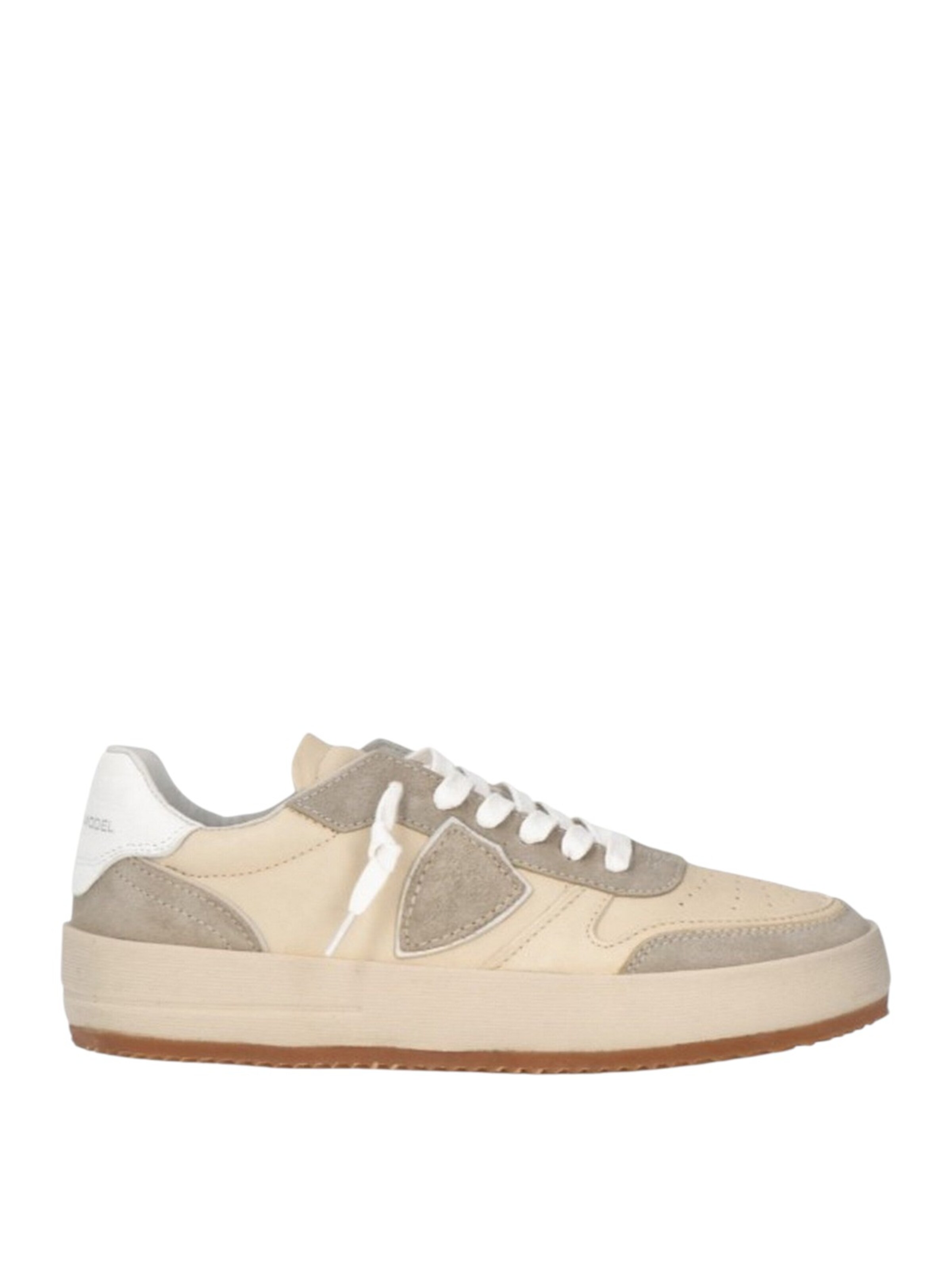 Philippe Model Veterschoen in Beige: voorkant