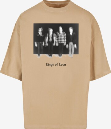 Merchcode Shirt 'Kings Of Leon' in Beige: front