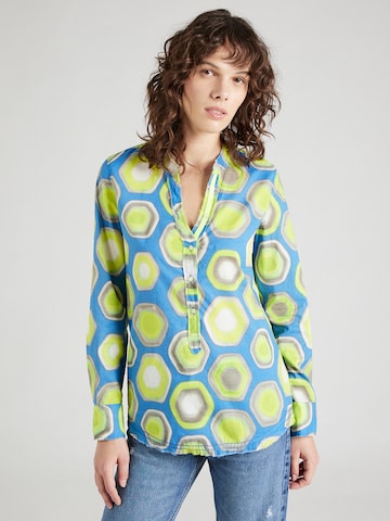 Emily Van Den Bergh Blouse in Blauw: voorkant