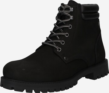 Boots stringati 'Stoke' di JACK & JONES in grigio: frontale