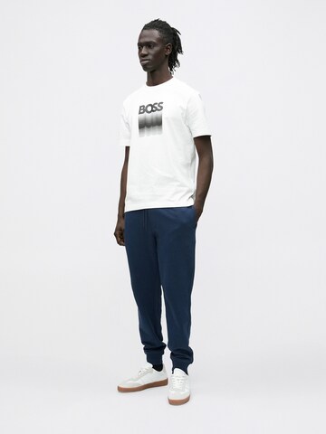 BOSS T-Shirt 'Insignia' in Weiß