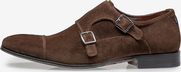 Floris van Bommel Classic Flats 'Gilli 04' in Brown: front