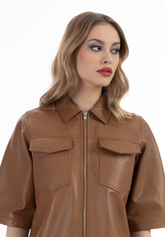 faina Between-season jacket in Brown