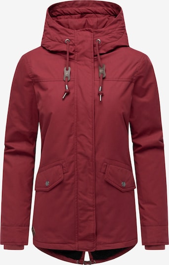 Ragwear Winterjacke 'Parkker' in weinrot, Produktansicht