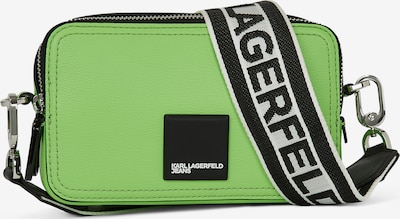 KARL LAGERFELD JEANS Umhängetasche in grün / schwarz / weiß, Produktansicht
