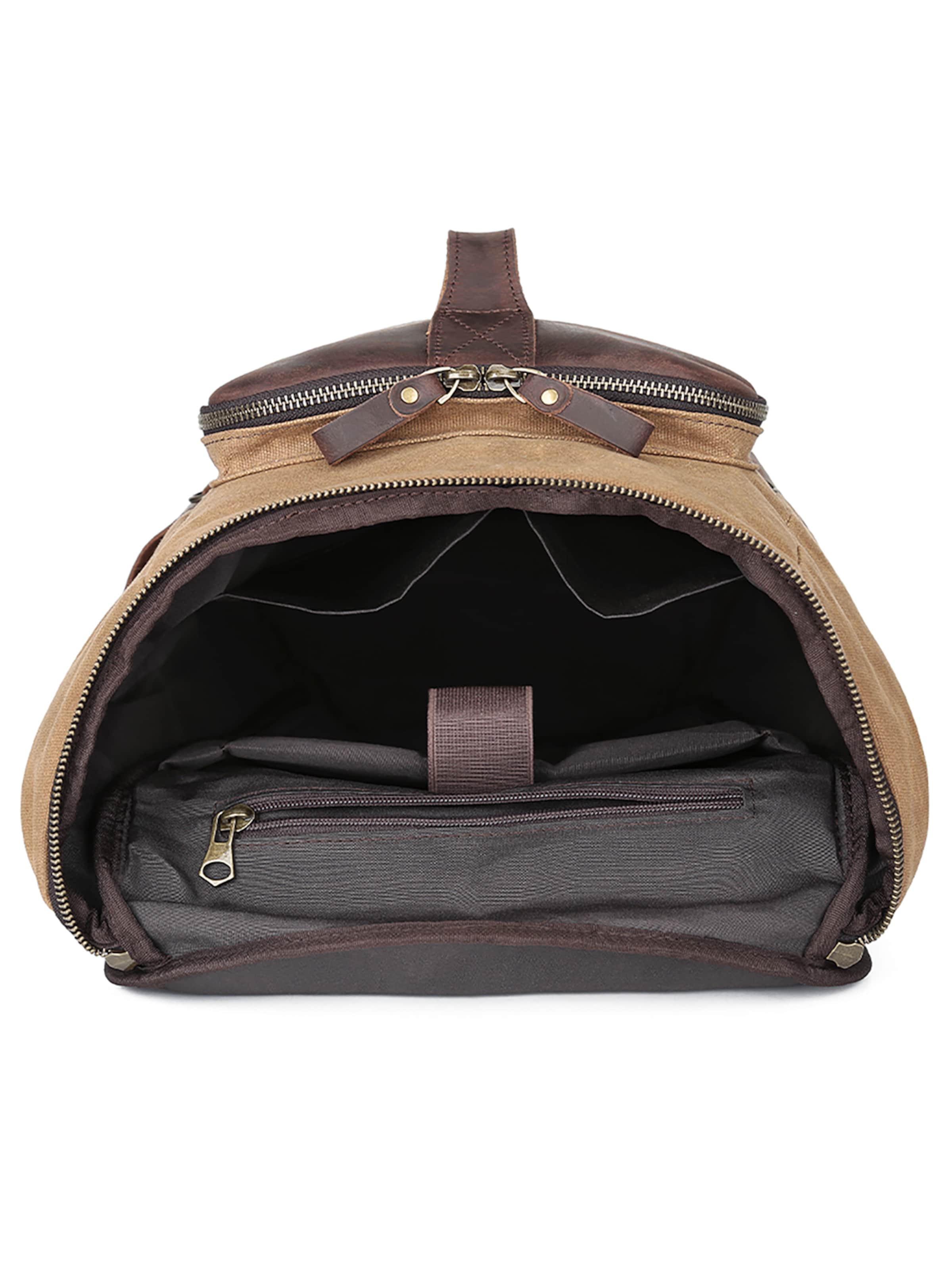 URBAN BAG Backpack 'Voss' in Brown