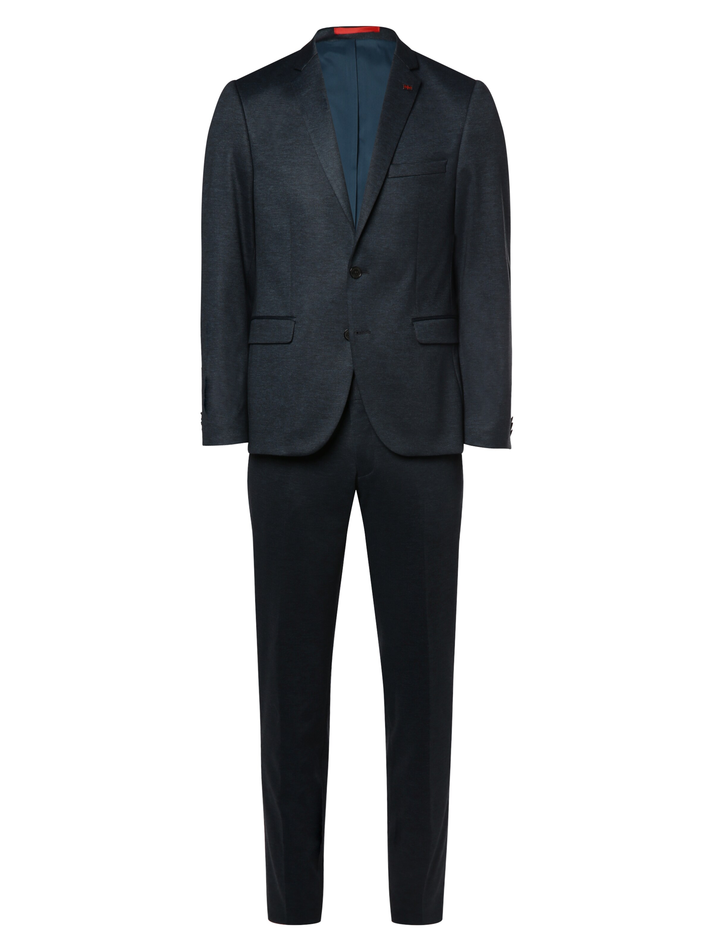 Finshley & Harding London Slimfit Pak in Blauw: voorkant