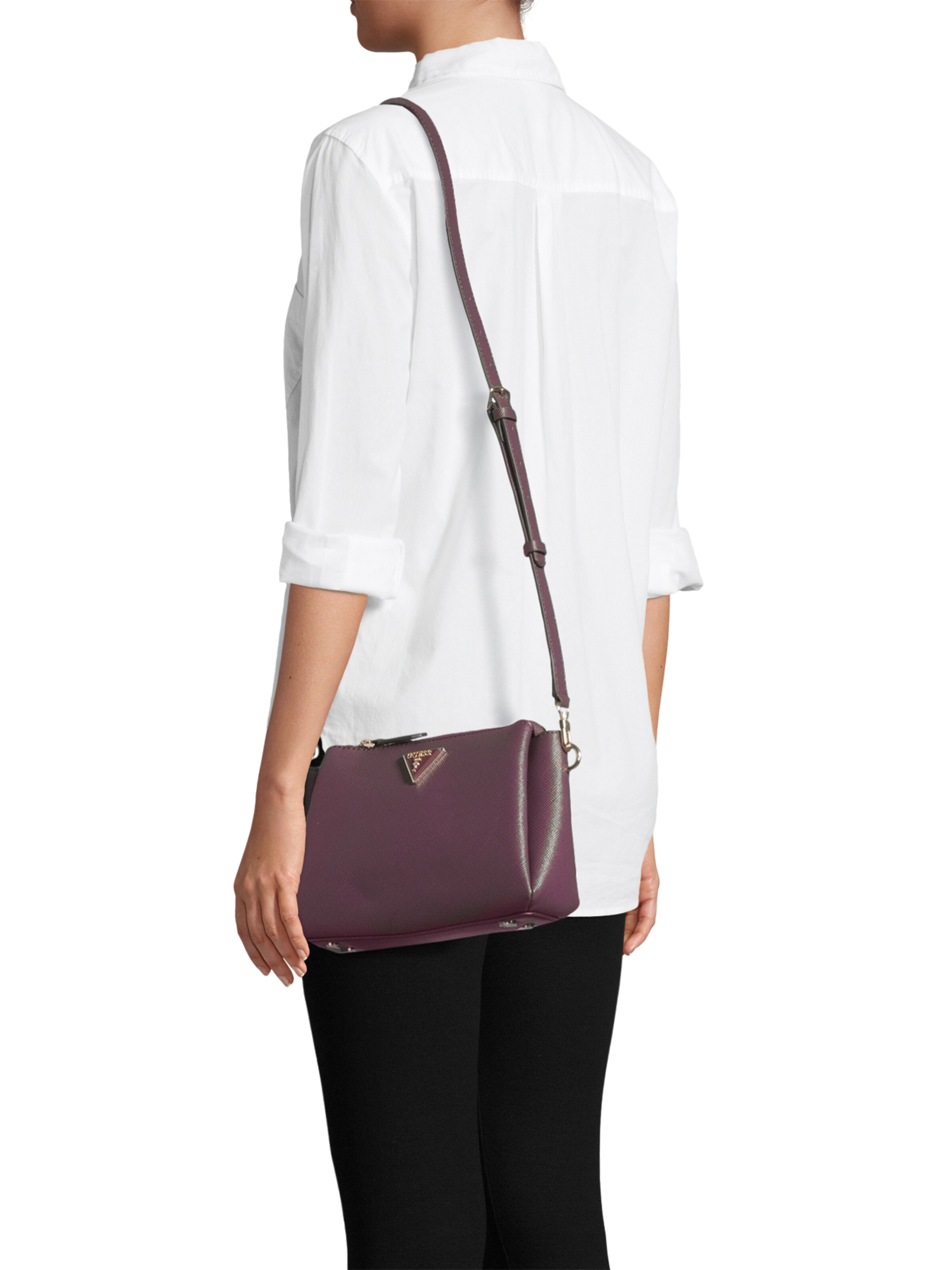 GUESS Taška cez rameno 'NOELLE' - Fialová