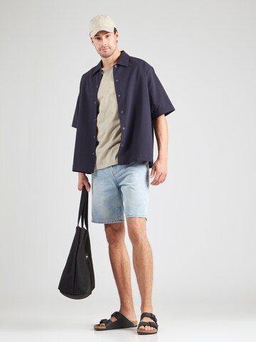 QS T-Shirt in Braun