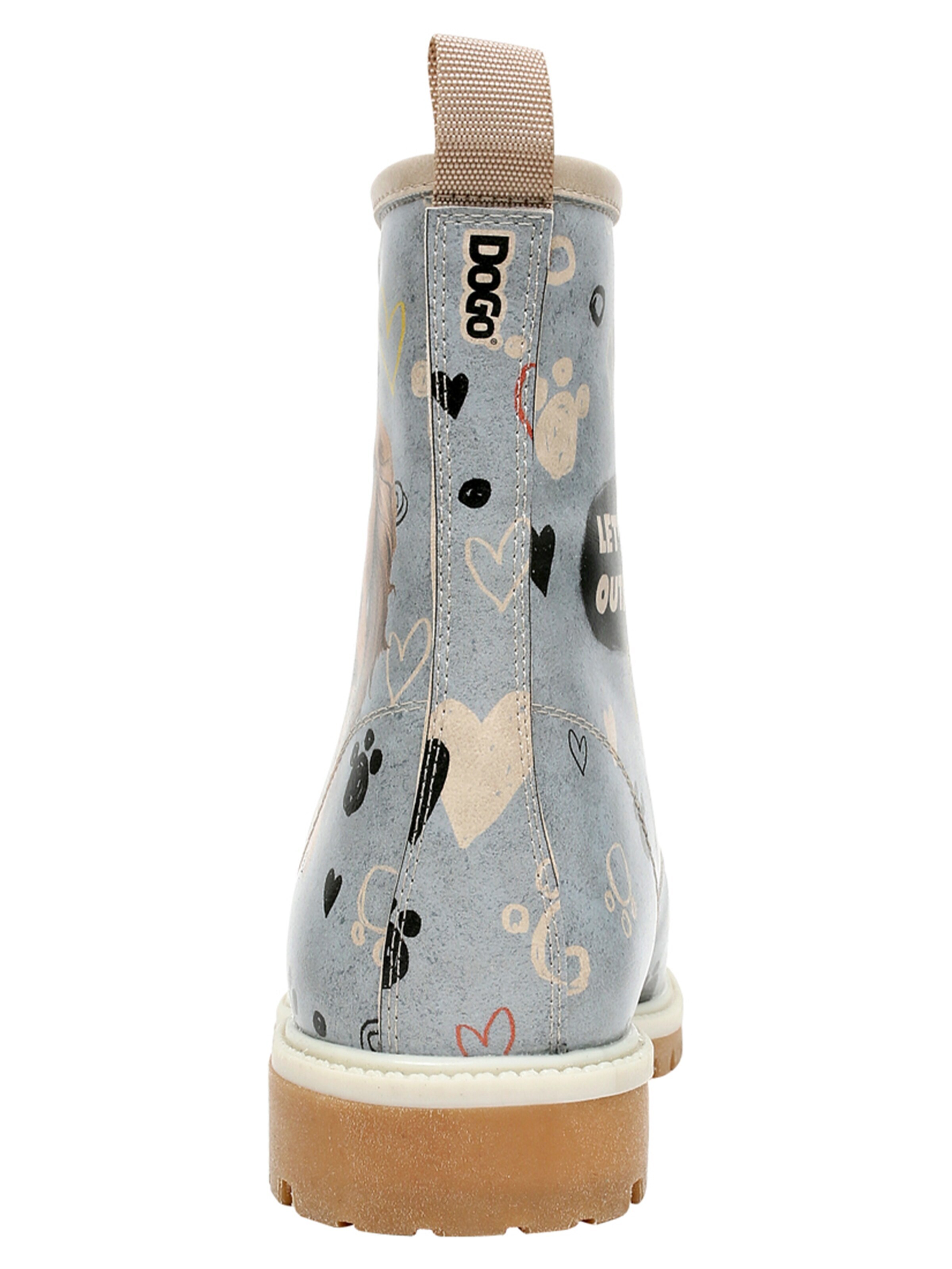 DOGO Lace-Up Ankle Boots in Mixed colors