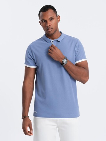 Ombre Shirt in Blauw: voorkant