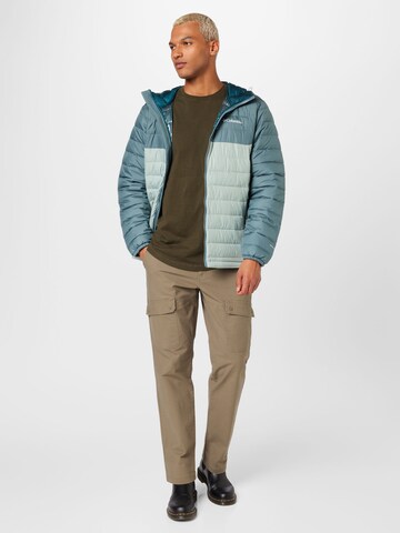 COLUMBIA Outdoorjas 'Powder Lite Hooded' in Blauw