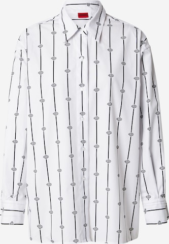 HUGO Bluzka 'Eskil' w kolorze czarny: przód