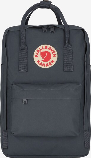 Fjällräven Rucksack 'Kanken' in graphit / rot / weiß, Produktansicht