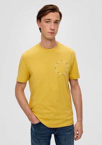 s.Oliver - Camiseta en amarillo: frente