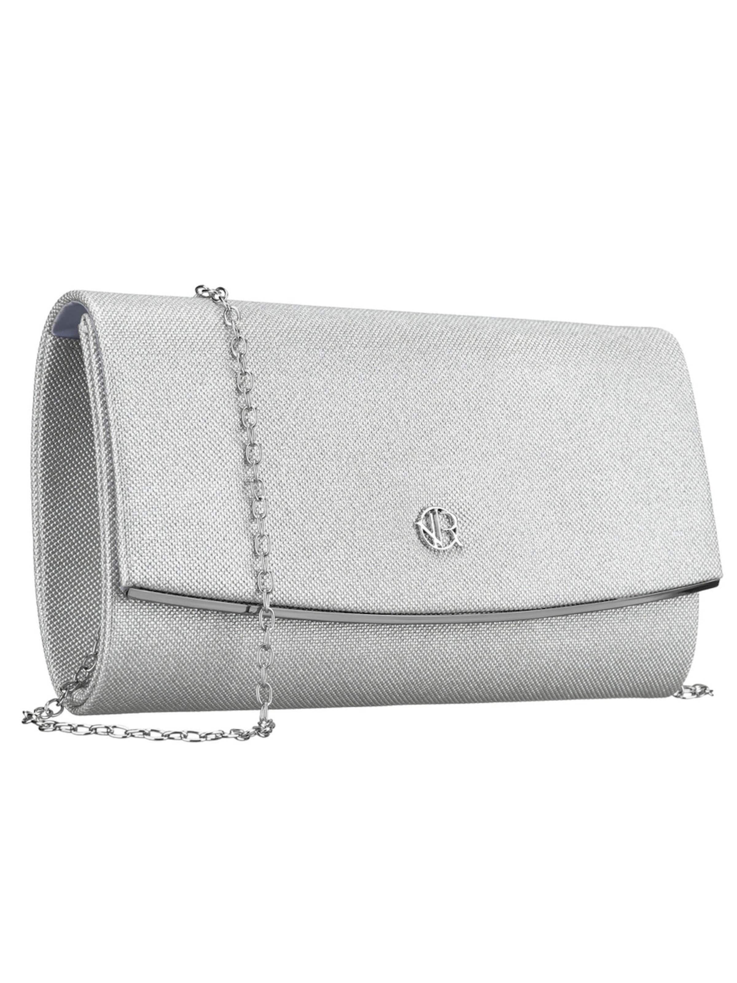 Tomshop24-7 Clutch 'Rovicky Mia' in Silver: front