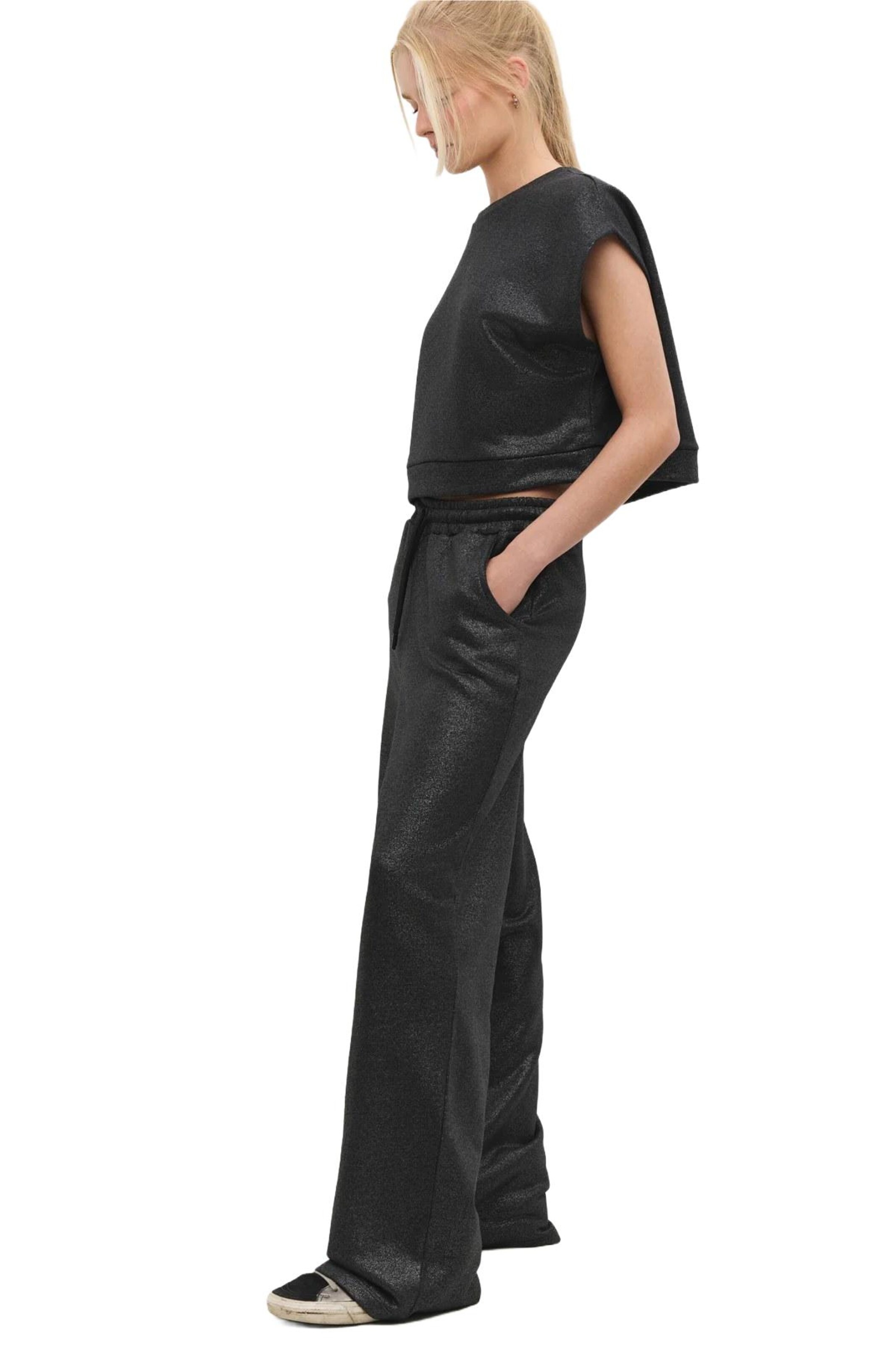No Matter What Loose fit Pants in Black
