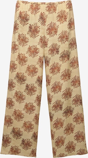 Pantaloni Pull&Bear pe maro / galben deschis, Vizualizare produs