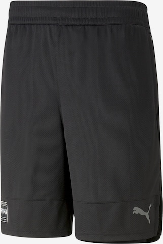 PUMA Normalny Spodnie sportowe w kolorze czarny: przód
