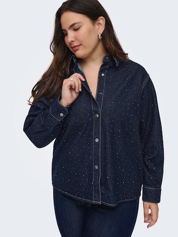 ONLY Carmakoma Blúzka 'CARMAGGIE' - Modrá