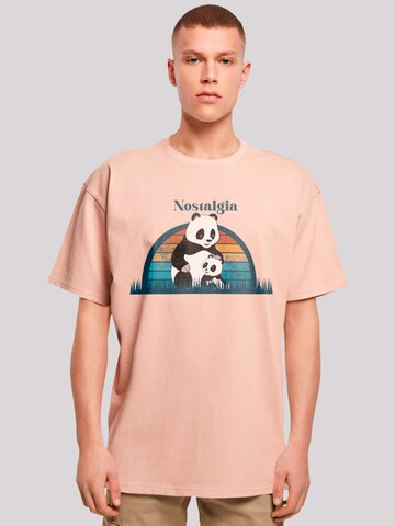 F4NT4STIC Shirt 'Tao Tao Nostalgia Heroes of Childhood' in Roze: voorkant