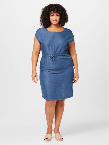 ONLY Curve Kleid 'PEMA' in Blau: predná strana