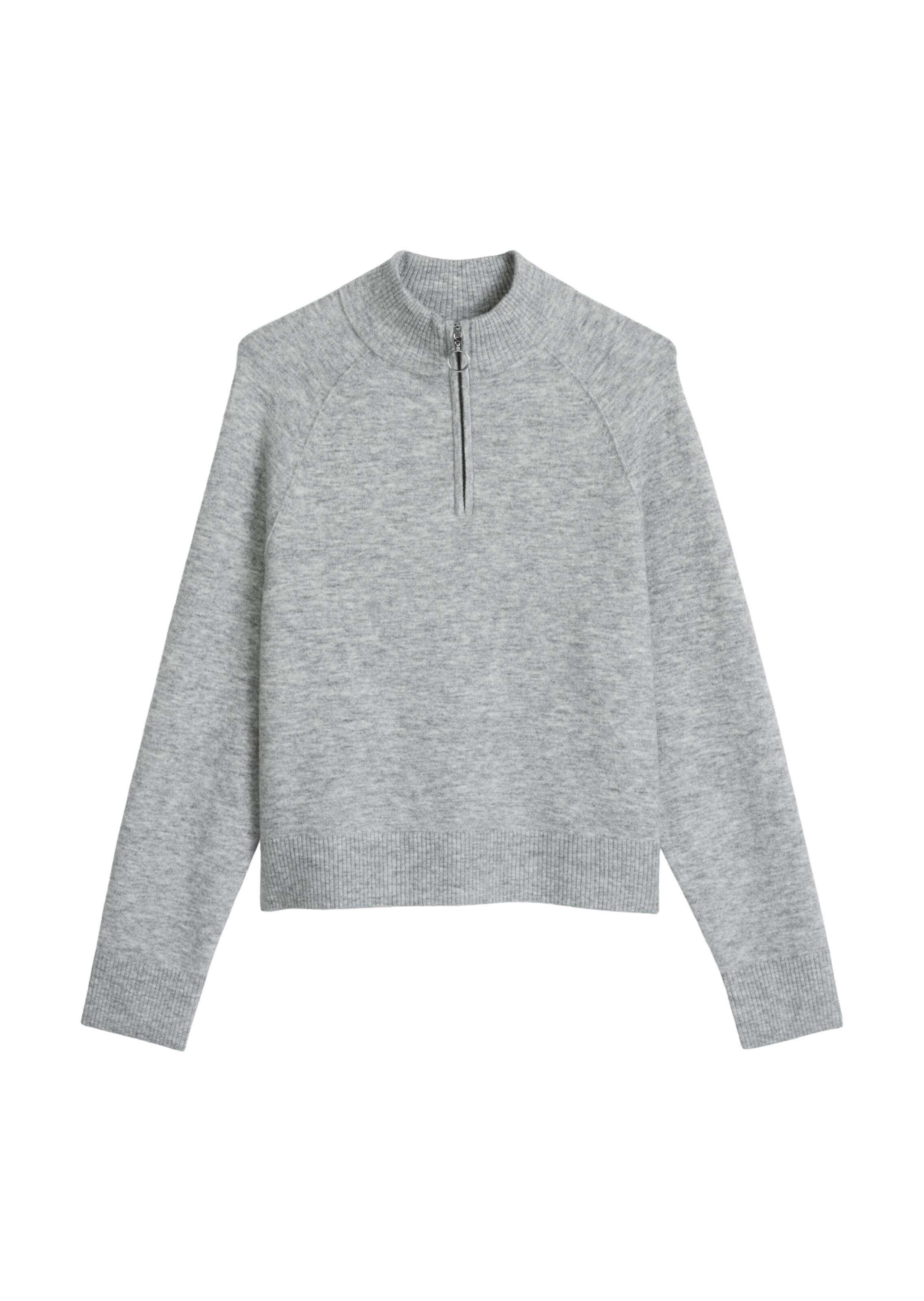 Marc O'Polo DENIM Pullover in hellgrau, Produktansicht