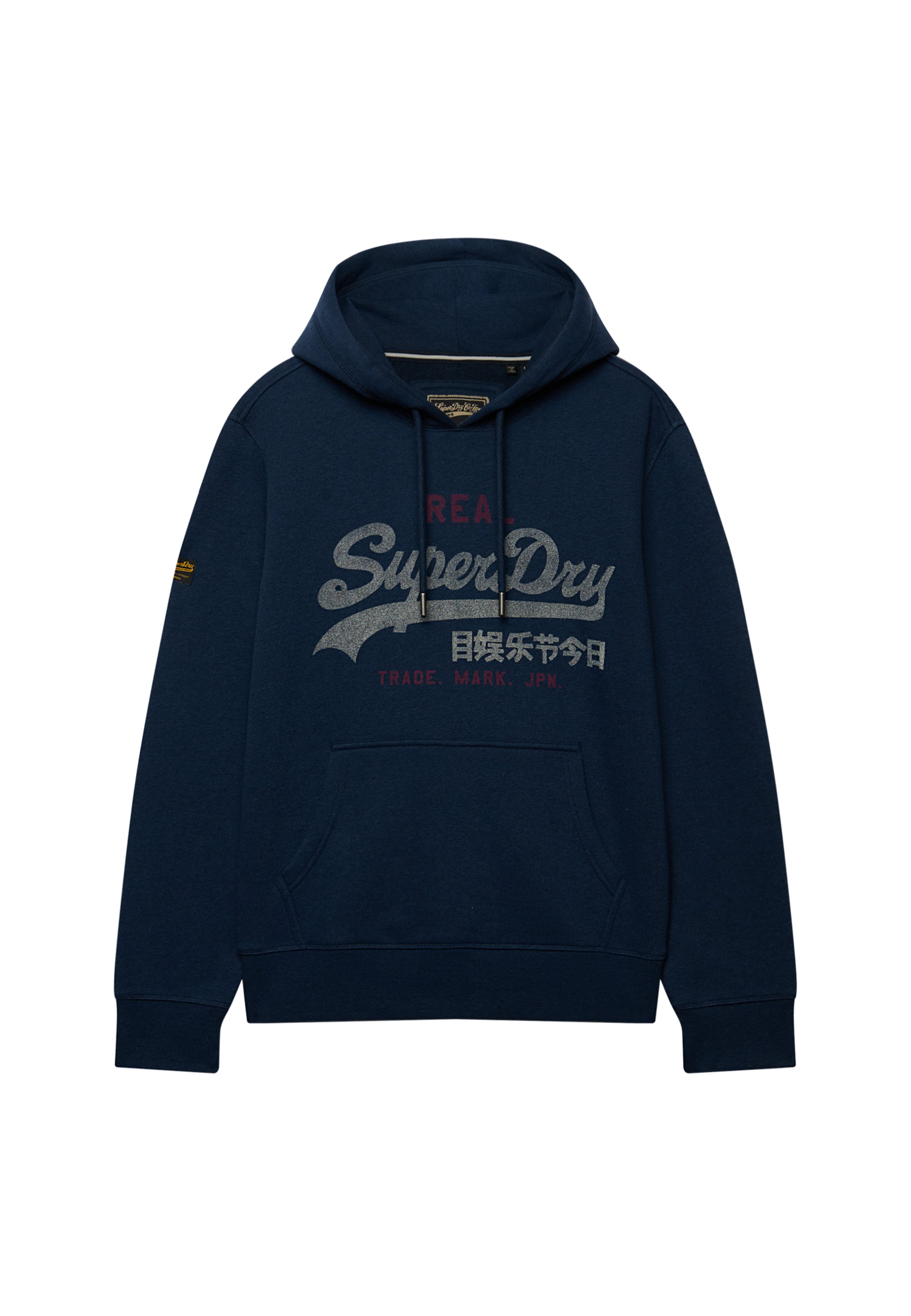 Felpa 'Heritage' di Superdry & Co in blu: frontale