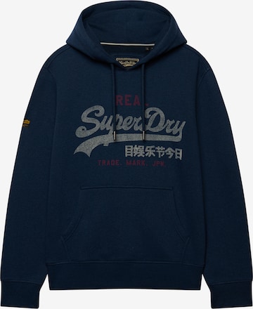 Felpa 'Heritage' di Superdry & Co in blu: frontale