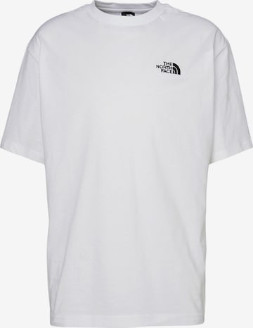 THE NORTH FACE Koszulka funkcyjna 'Essentials' w kolorze biały: przód