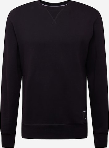 BJÖRN BORG Αθλητική μπλούζα φούτερ σε μαύρο: μπροστά
