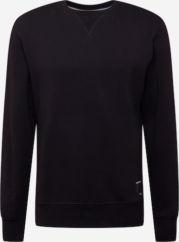 BJÖRN BORG Athletic Sweatshirt in Black: front