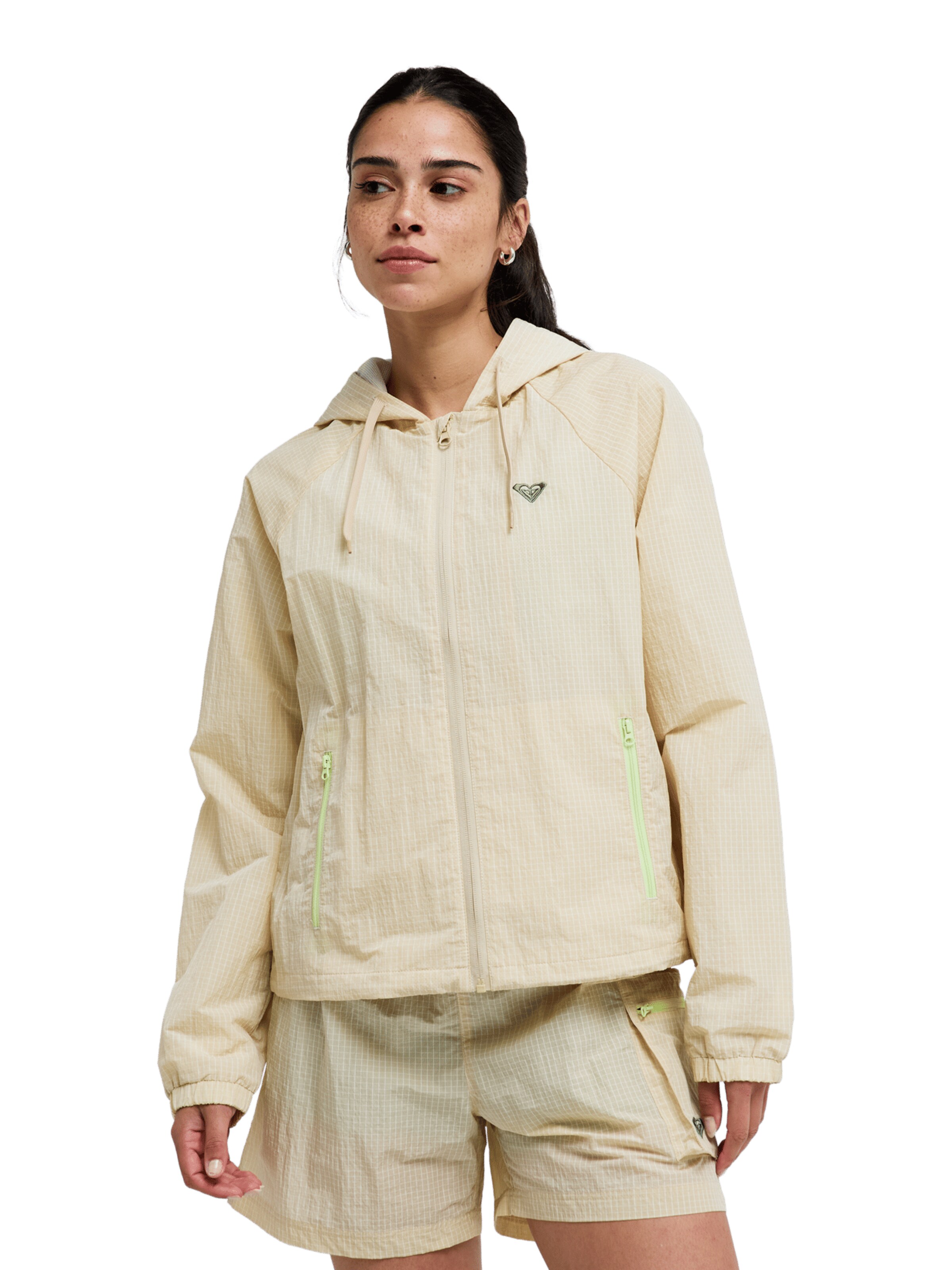 ROXY Between-Season Jacket 'Boundless Spirit 2' in Beige: front