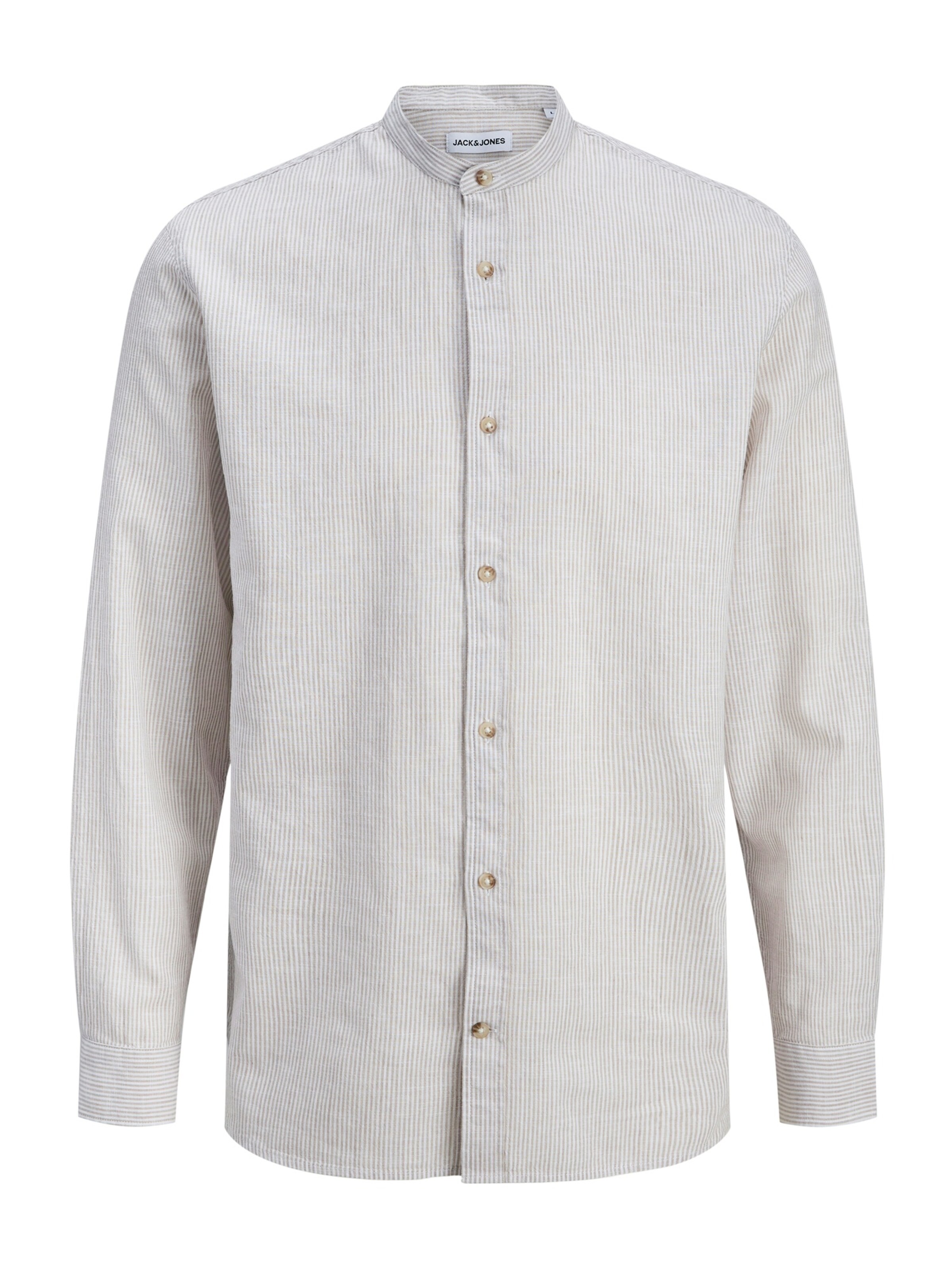 bēšs JACK & JONES Krekls 'JJESUMMER': no priekšpuses