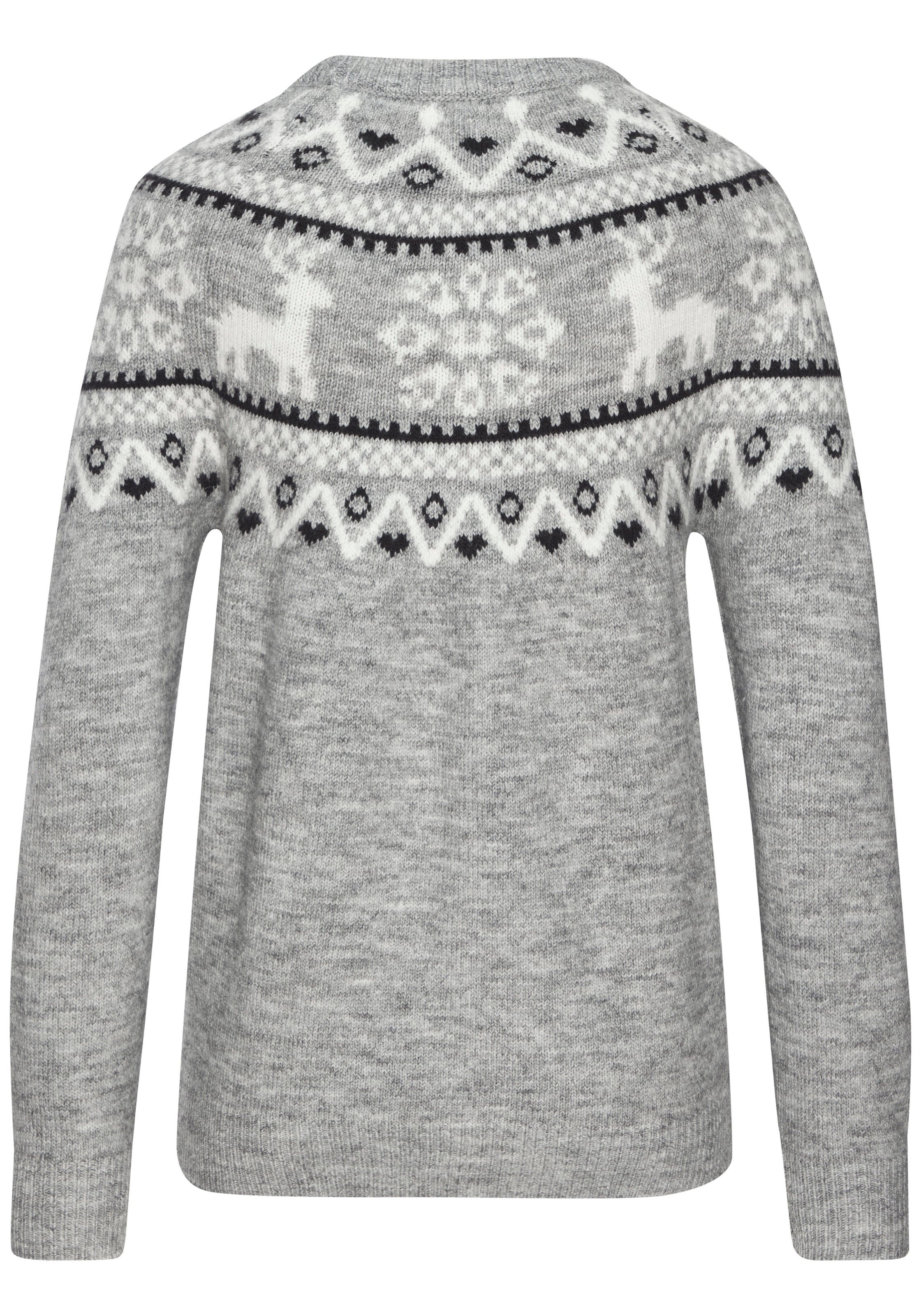 LASCANA Pullover in Grau