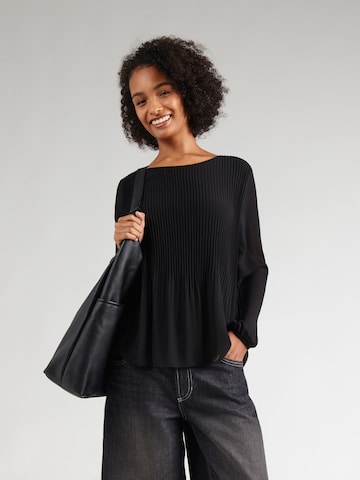 ZABAIONE Blouse 'Ev44a' in Black: front