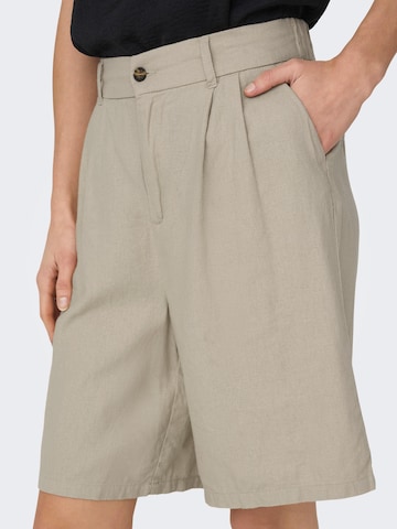 Wide Leg Pantalon à pince 'Caro' ONLY en gris