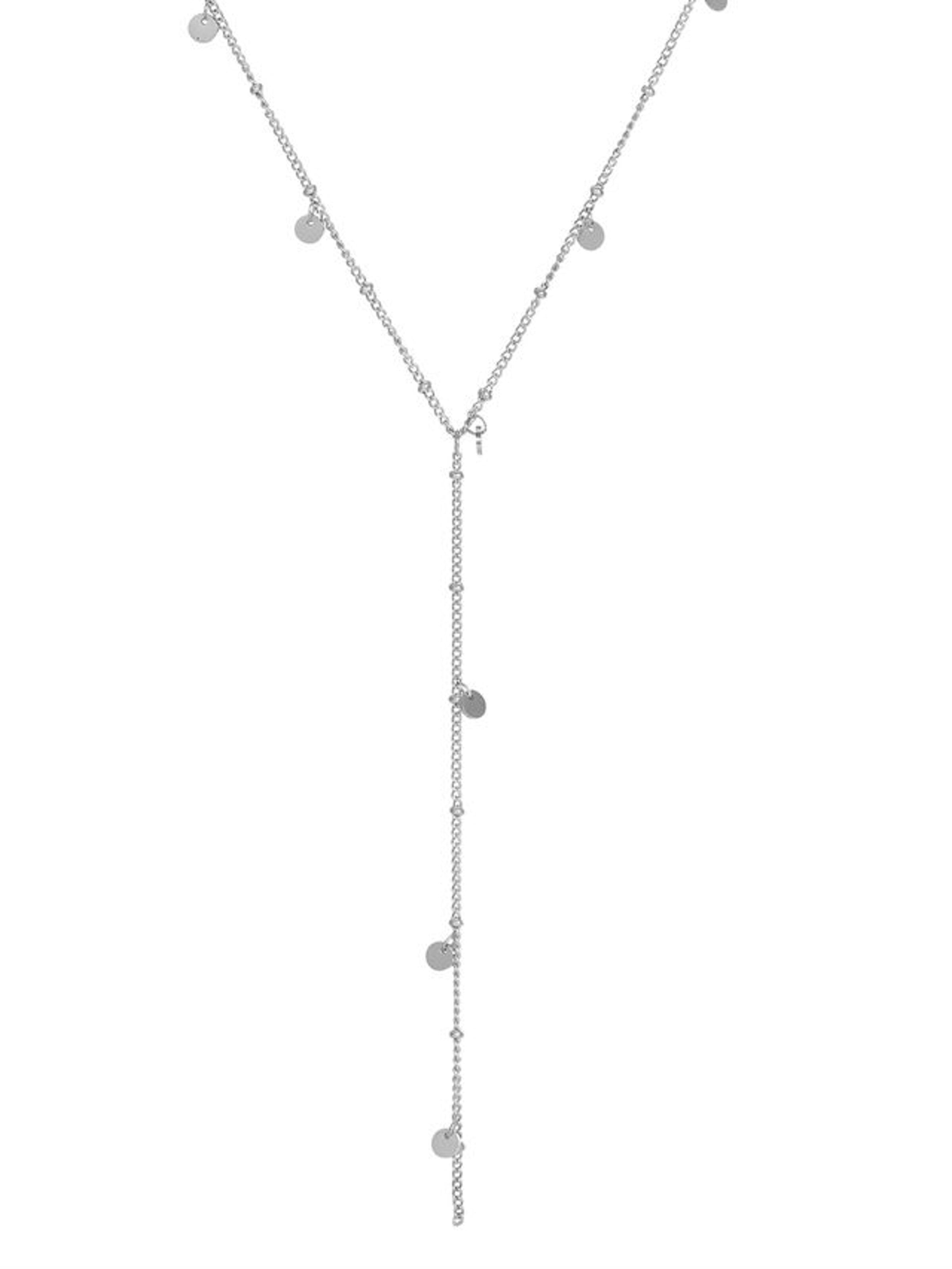 Hey Happiness Kette 'Drifting Coins'‌‌‌‌‌ in Silber