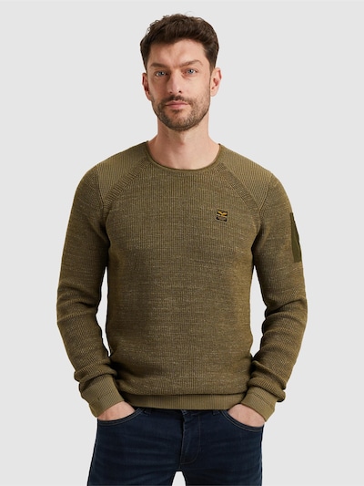 PME Legend Jersey 'Pullover with crewneck' en S en oliva, Vista del producto