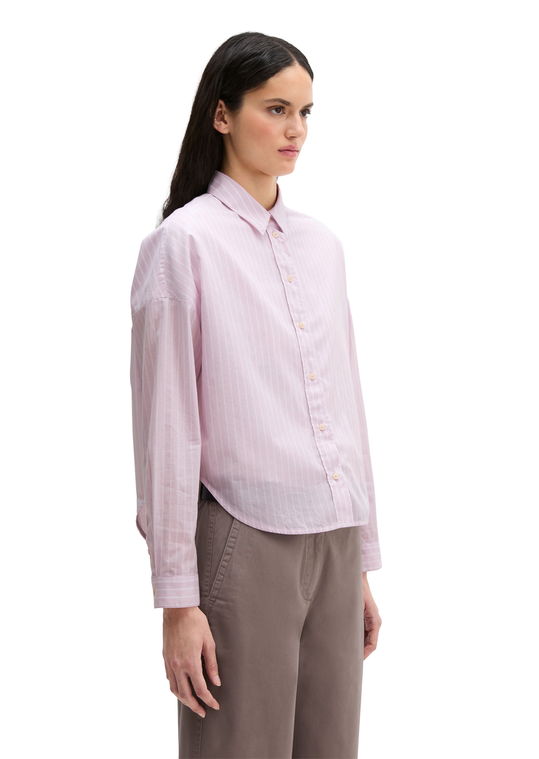Marc O'Polo Blouse in Roze: voorkant
