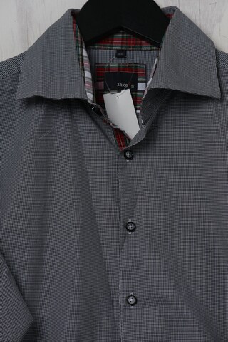 JAKE*S Button Up Shirt in M in Grey