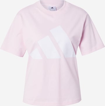 T-shirt fonctionnel ADIDAS SPORTSWEAR en rose : devant