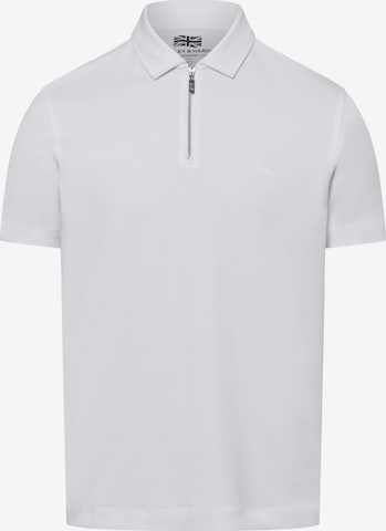 T-Shirt ' ' Finshley & Harding London en blanc : devant